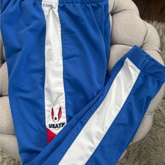 Nike Kids Blue and White Joggers - Picture 1 of 3